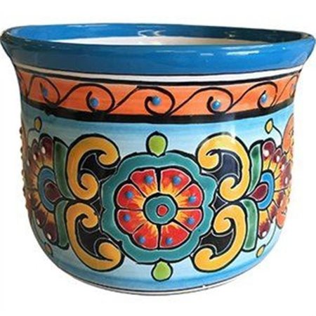 AVERA HOME GOODS Avera Home Goods 230820 5 in. Talavera Hand Painted Planter; Pack of 4 230820
